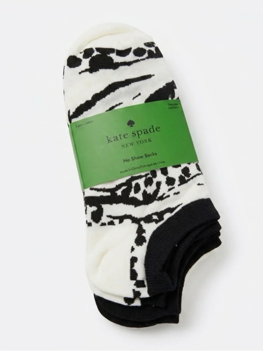 Kate Spade New York No Show Socks – 3 Pair Set